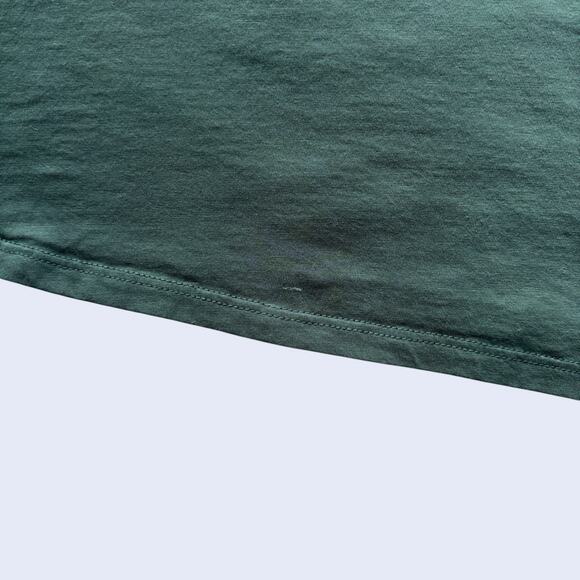 CRZ YOGA Pima Cotton Cropped Muscle Tank Green Graphic S - Picture 6 of 6